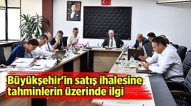 Büyükşehir&#039;in satış ihalesine tahminlerin üzerinde ilgi