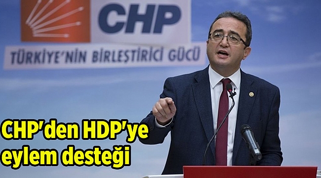 CHP'den HDP'ye eylem desteği