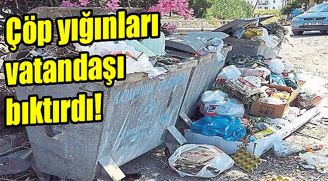 Çöp yığınları vatandaşı bıktırdı
