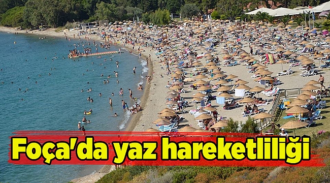 Foça&#039;da yaz hareketliliği