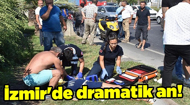 İzmir&#039;de dramatik an: Kendi çocuklarına ilk müdahaleyi yaralı halde yaptı