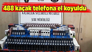 İzmir'de gümrük kaçağı telefon operasyonu