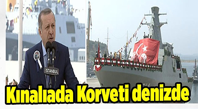 Kınalıada Korveti denizde