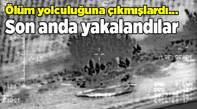 Ölüm yolculuğuna çıkan 99 göçmen son anda yakalandı