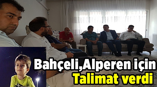 Bahçeli, Alperen için talimat verdi