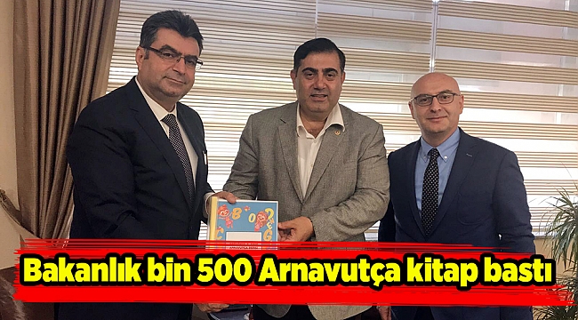 Bakanlık bin 500 Arnavutça kitap bastı