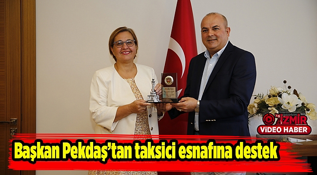 Başkan Pekdaş'tan taksici esnafına destek