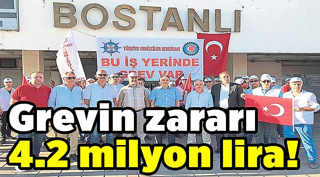 Grevin zararı 4.2 milyon lira!