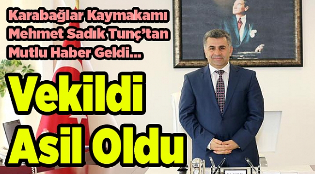 Karabağlar&#039;da Kaymakam Sevinci Yaşanıyor: &quot;Vekildi Asil Oldu&quot;