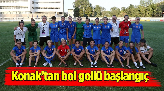 Konak’tan bol gollü başlangıç
