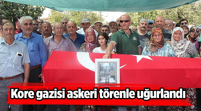 Kore gazisi askeri törenle uğurlandı