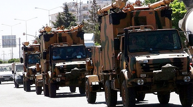 Suriye sınırına askeri sevkiyat yoğunluğu