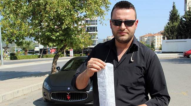 5000 CC’lik lüks araca yüksek egzoz sesi cezası