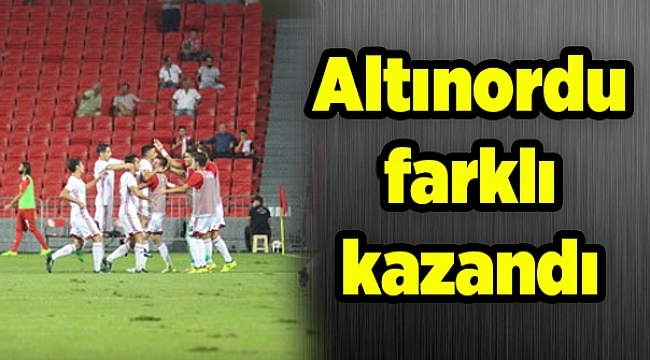 Altınordu Samsunspor&#039;u farklı geçti