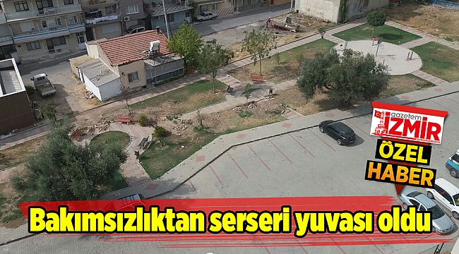 Bakımsızlıktan serseri yuvası oldu