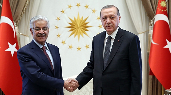 Cumhurbaşkanı Erdoğan, Pakistan Dışişleri Bakanını kabul etti