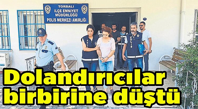 Dolandırıcılar birbirine düştü