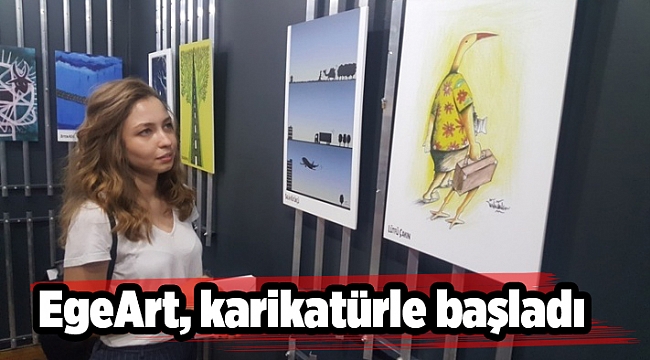 EgeArt, karikatürle başladı
