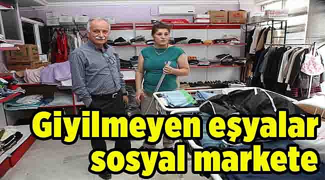 Giyilmeyen eşyalar sosyal markete