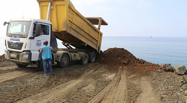 Havalimanı'nda deniz dolgusu başladı