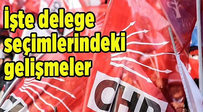 İşte delege seçimlerindeki gelişmeler