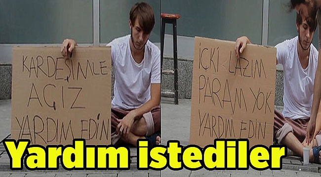 İzmir&#039;de bu iki istekle yardım istediler...