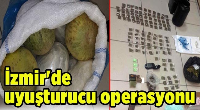 İzmir'de uyuşturucu operasyon