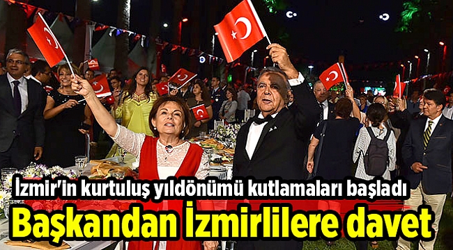 İzmir'in kurtuluş yıldönümü kutlamaları başladı