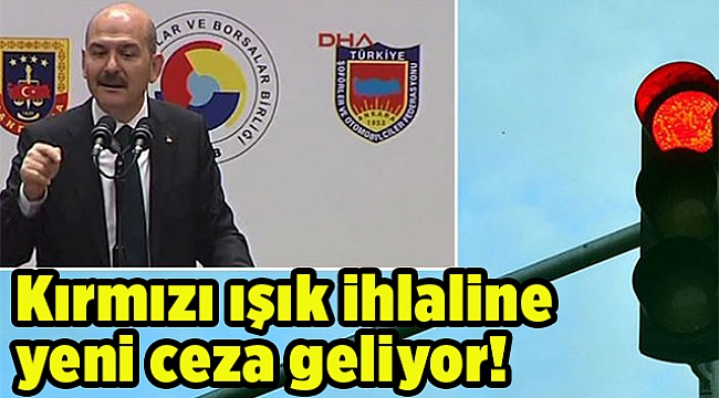 Kırmızı ışık ihlaline yeni ceza geliyor