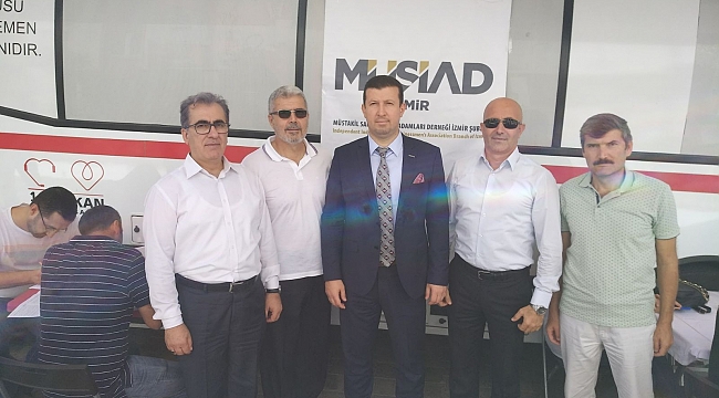 MÜSİAD İzmir’den güvenli kan temini devam ediyor