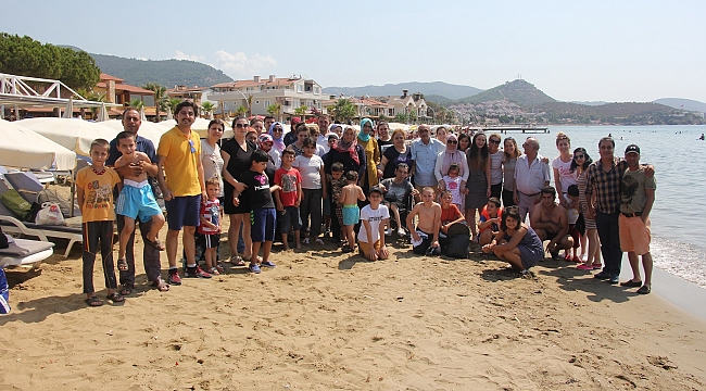 Özel çocukların deniz keyfi