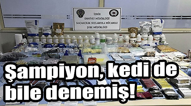 Şampiyon, kedi de bile denemiş!
