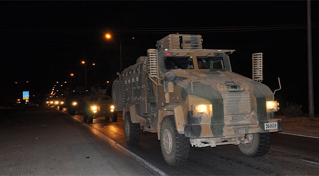 Sınıra askeri araç sevkiyatı