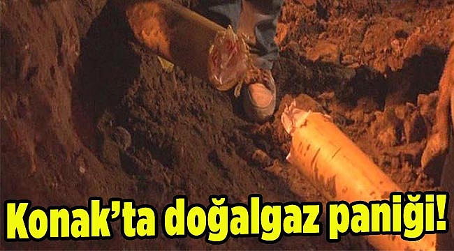 Tramvay hattı çalışmalarında doğalgaz borusu zarar gördü