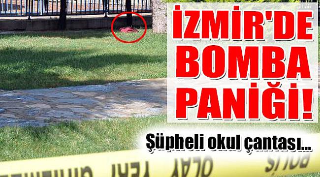 Aliağa'da şüpheli çanta paniği