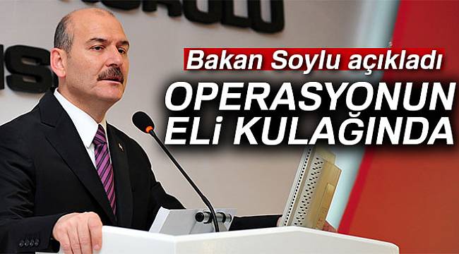 Bakan Soylu MKYK'da açıkladı: 'Operasyonun eli kulağında'