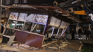 Bakırköy’de büfe yıkımı sırasında gerginlik