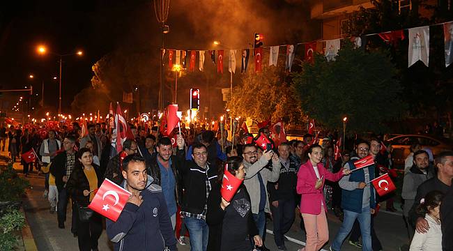 Bayındır'da Fener Alayı