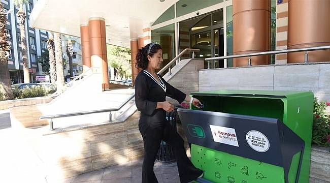 Bornova Belediyesi çöpten de tasarruf sağladı