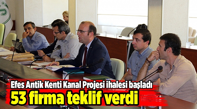 Efes Antik Kenti Kanal Projesi ihalesi başladı