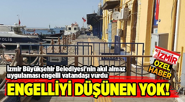 ENGELLİYİ DÜŞÜNEN YOK!