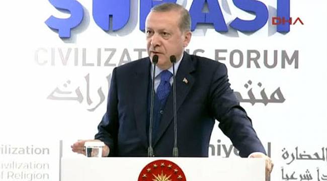 Erdoğan Medeniyetler Şurası’nda