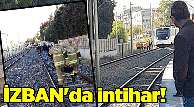 İZBAN'da intihar