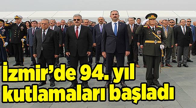 İzmir’de 94. yıl kutlamaları başladı