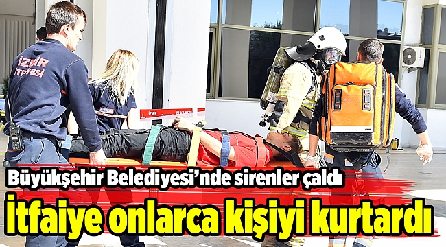 İzmir'de nefes kesen tatbikat