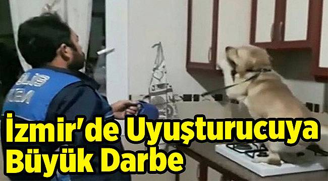 İzmir'de Uyuşturucuya Büyük Darbe