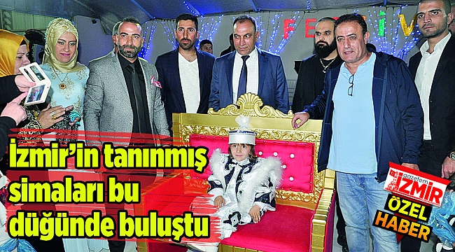 İzmir’in tanınmış simaları bu düğünde buluştu