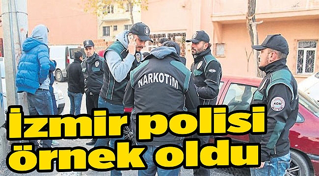 İzmir polisi örnek oldu