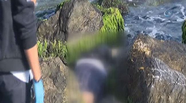 Samatya sahilinde ceset şoku