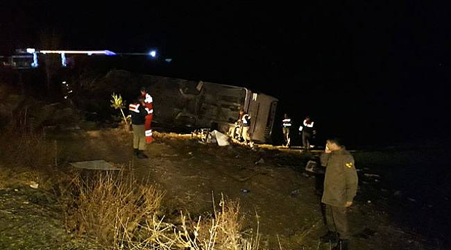 Ankara’da otobüs kazası: 10 yaralı